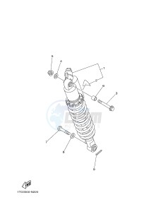 YFZ450R YFZ45YSXJ (BW29) drawing REAR SUSPENSION