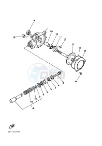 PW50 (2SA2 2SA3) drawing DRIVE SHAFT