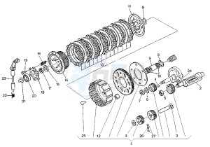 MITO EVOL.125 drawing CLUTCH