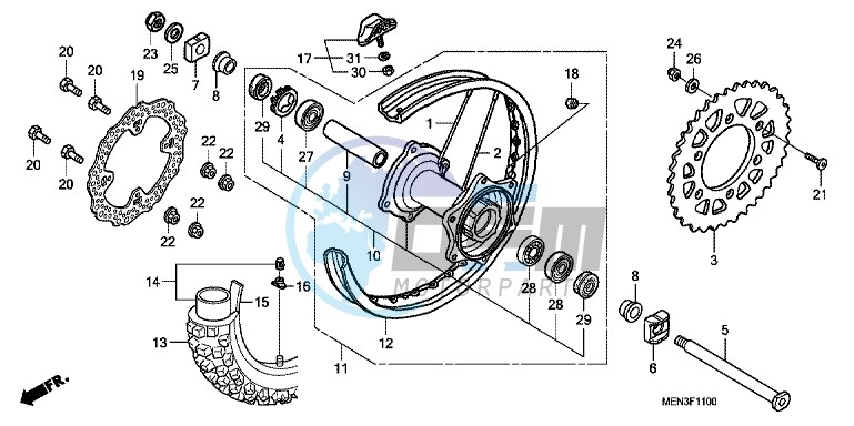 REAR WHEEL