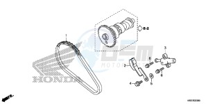 TRX420FA1G TRX420 Europe Direct - (ED) drawing CAM CHAIN/TENSIONER