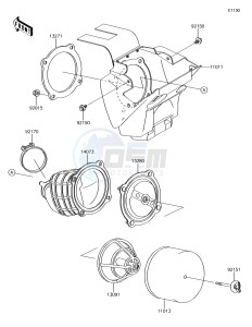 KX65 KX65AJF EU drawing Air Cleaner