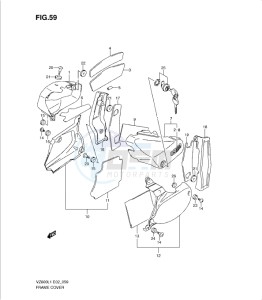 VZ800L1 drawing FRAME COVER (VZ800UEL1 E19)