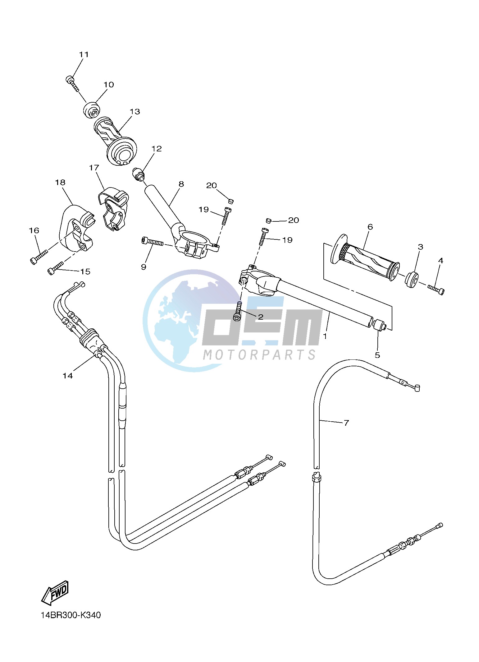 STEERING HANDLE & CABLE