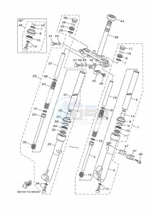 TT-R110E (BMA3) drawing FRONT FORK