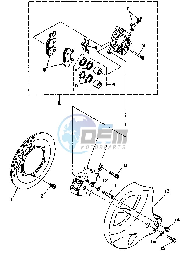 FRONT BRAKE CALIPER