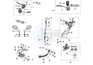 X–FIGHT - 50 cc drawing BRAKE SYSTEM-AIR