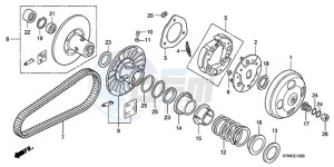 SH300A9 France - (F / ABS CMF) drawing DRIVEN FACE