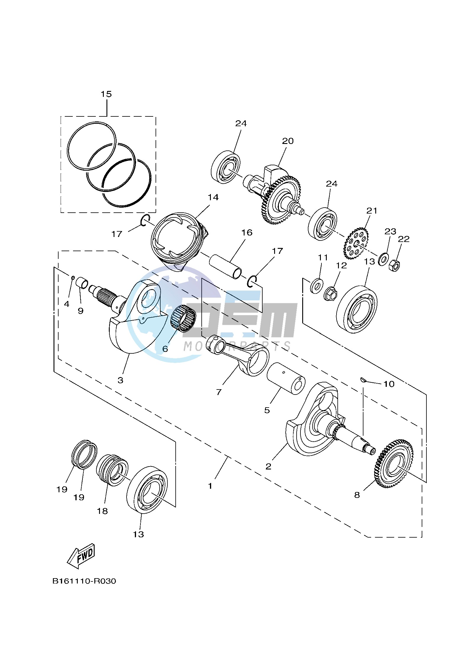 CRANKSHAFT & PISTON