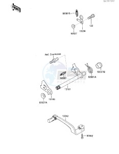 KXT 250 A [TECATE] (A2) [TECATE] drawing GEAR CHANGE MECHANISM -- 85 A2- -