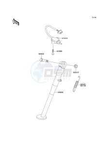 KL 125 D [KLR125] (D20-D22) [KLR125] drawing STAND-- S- -