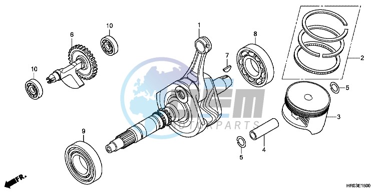 L. FRONT BRAKE CALIPER