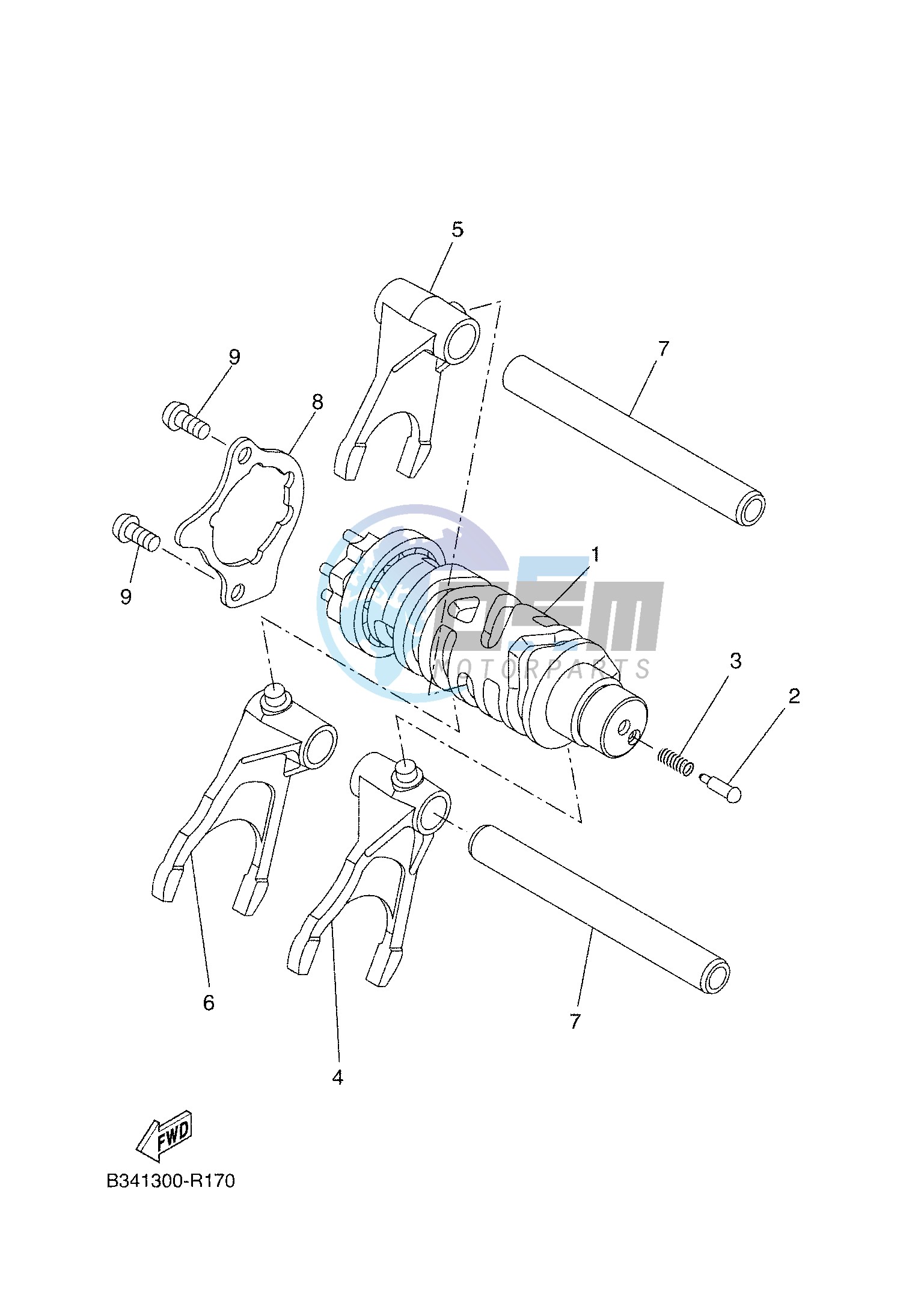 SHIFT CAM & FORK