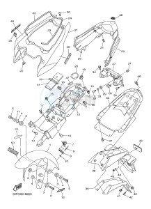 FZ8-NA 800 FZ8 (NAKED, ABS) (59P5) drawing FENDER