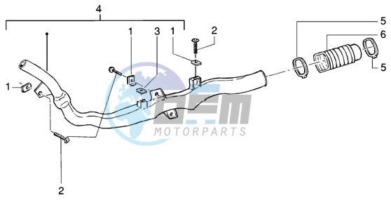 Belt cooling tube