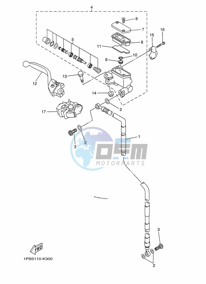 FRONT MASTER CYLINDER