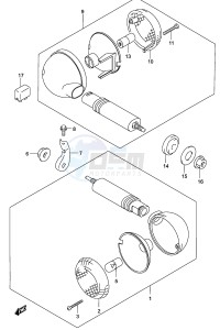 GZ125 (P4) drawing TURN SIGNAL LAMP