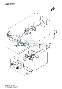 DL650X ABS V-STROM EU drawing REAR COMBINATION LAMP