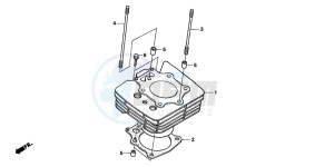 TRX450FE drawing CYLINDER