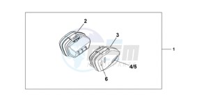 CBF1000TA France - (F / ABS CMF) drawing PANNIER S*NHA48M*