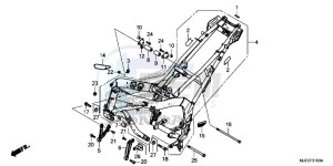 CB650FAH 2ED - (2ED) drawing FRAME BODY