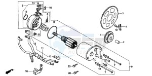 CH125 drawing STARTING MOTOR