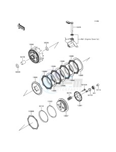 KLX125 KLX125CFF XX (EU ME A(FRICA) drawing Clutch