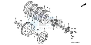 TRX90XB drawing CLUTCH