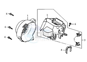 JUNGLE - 50 cc drawing AIR SHROUD