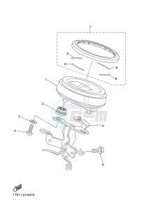 XVS950CUD-A XV950 ABS XV950 R-SPEC (BS58) drawing METER