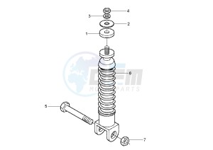 LX 150 drawing Rear Damper