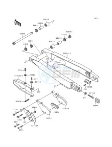 KX 125 H [KX125] (H1-H2) [KX125] drawing SWING ARM