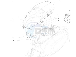 150 4T 3V ie Primavera (EMEA, LATAM) EQR) drawing Saddle/seats