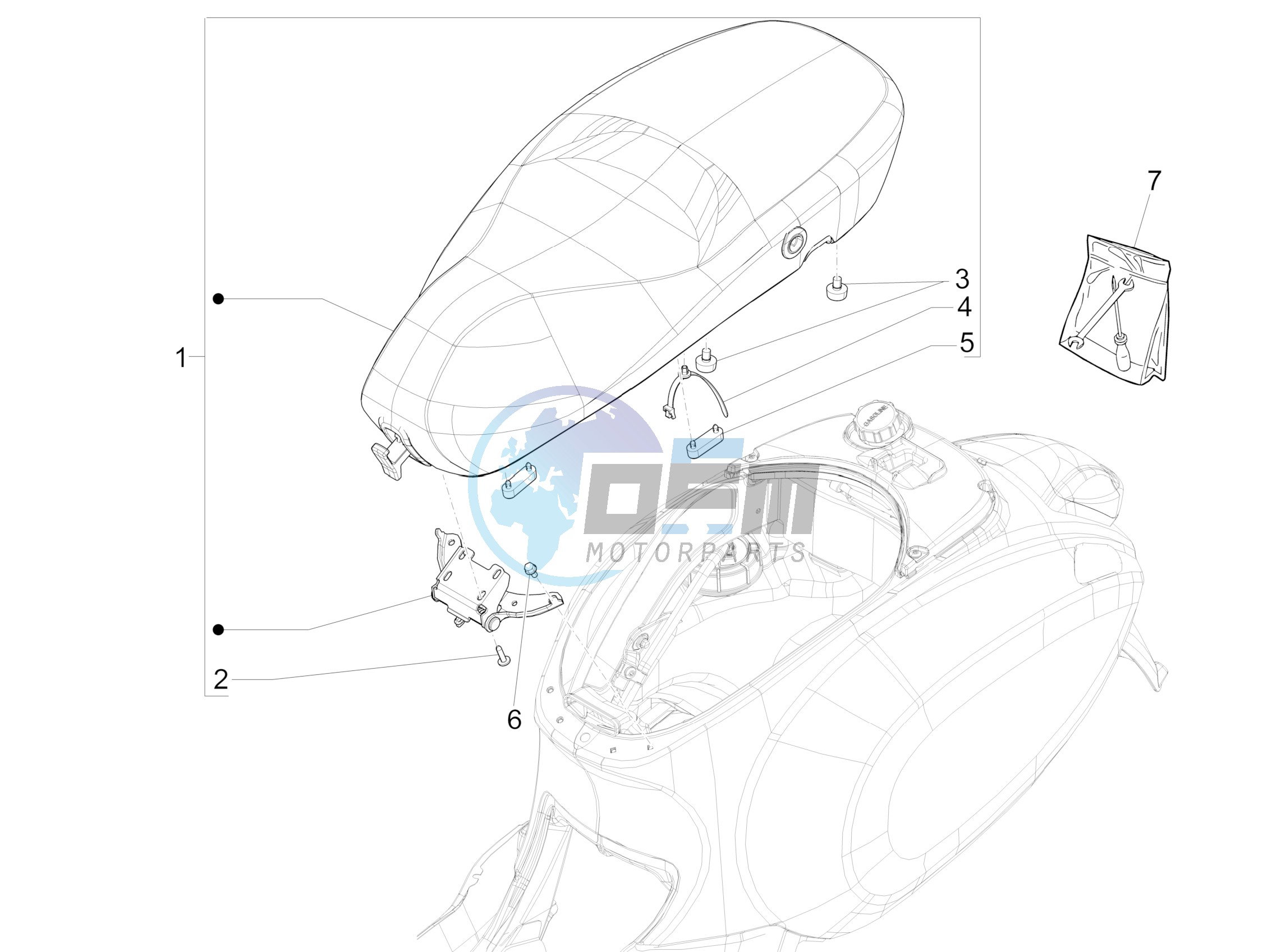 Saddle/seats