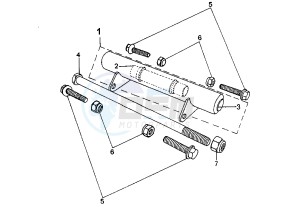 SCOOT ' ELEC - cc drawing SWINGING ARM