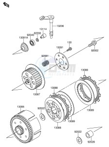 RM65 (E19) drawing CLUTCH