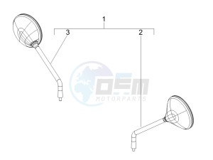 GT 250 ie 60 deg (Euro 3) drawing Mirror