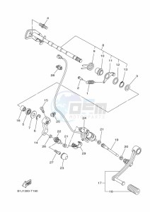 TRACER 900 GT MTT850D (B1JD) drawing SHIFT SHAFT