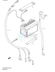 UC125 (E2) drawing BATTERY