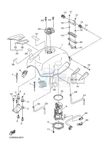 XJ6F 600 DIVERSION F CYPRUS drawing FUEL TANK