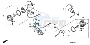 VT1300CXAB drawing WINKER