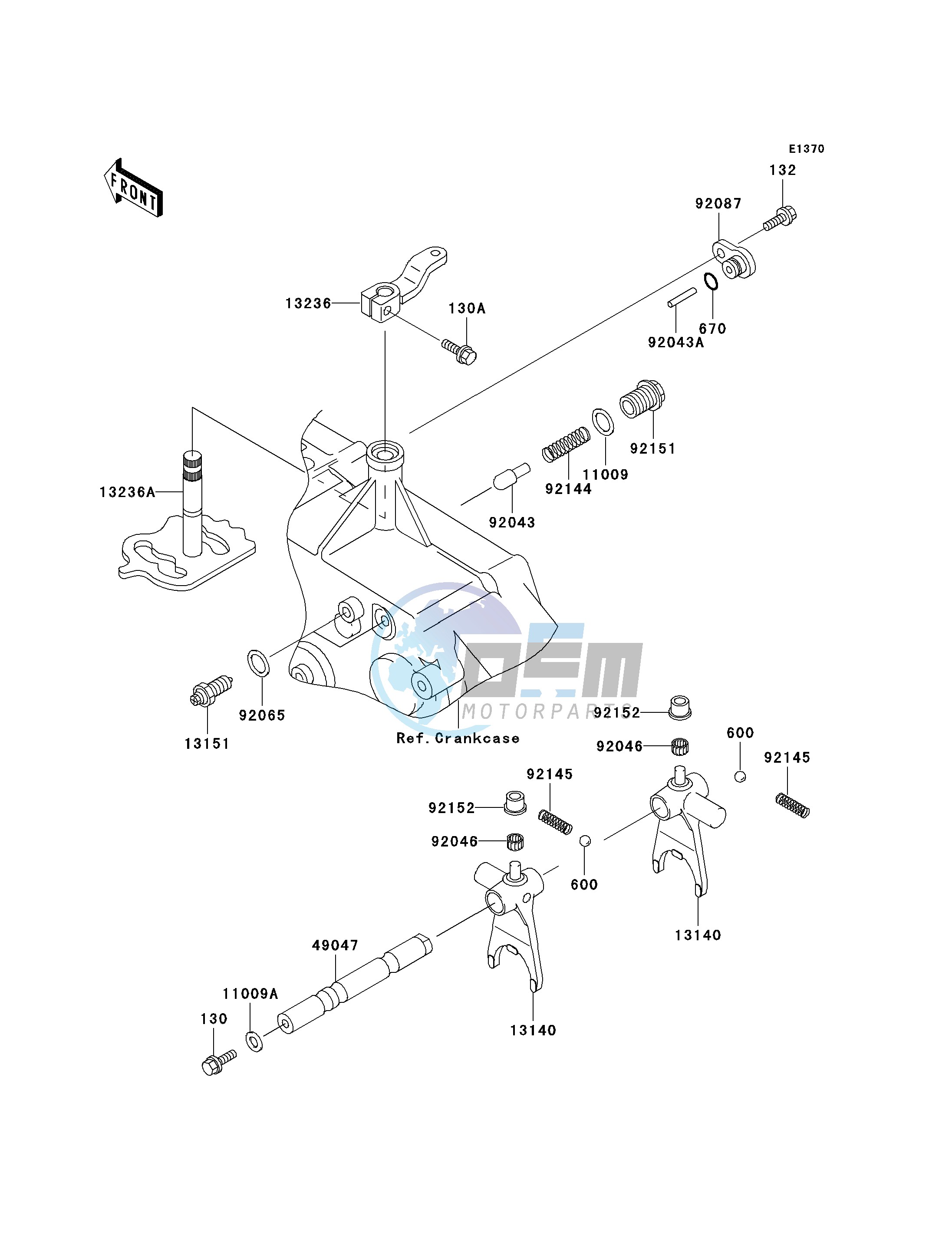 GEAR CHANGE MECHANISM