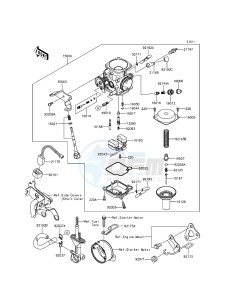 D-TRACKER KLX150HGF XX (EU ME A(FRICA) drawing Carburetor