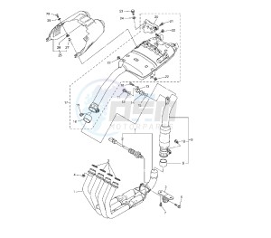 FZ6 FAZER S2 ABS 600 drawing EXHAUST