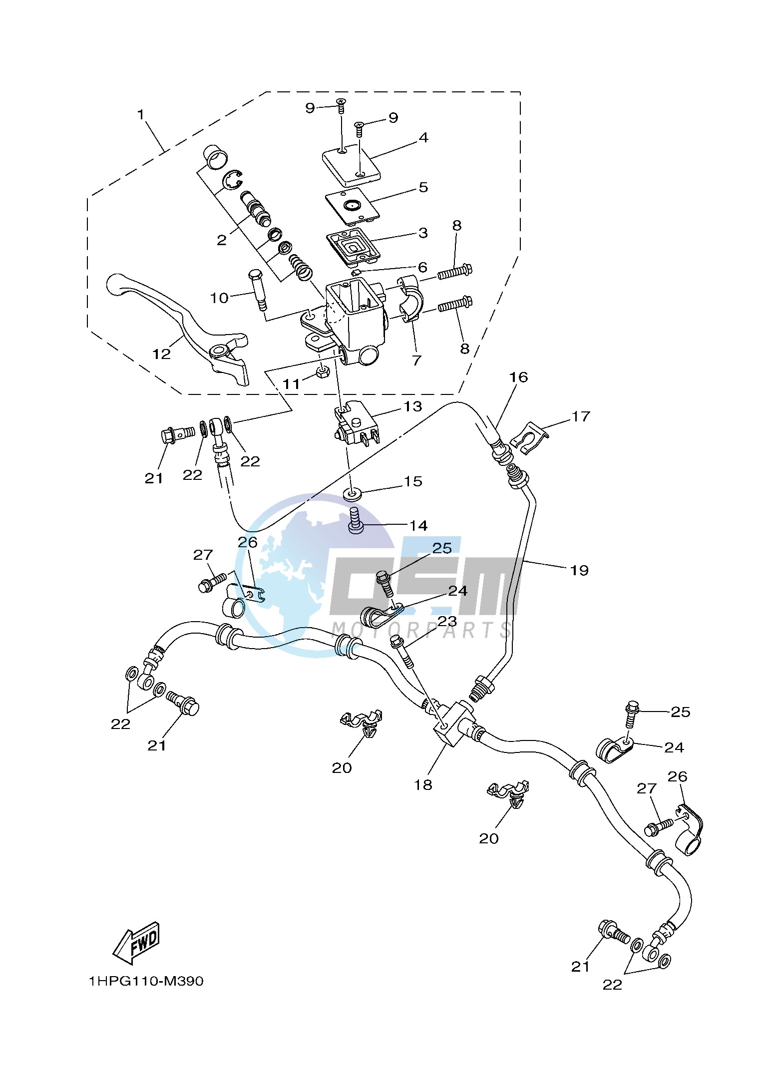 FRONT MASTER CYLINDER