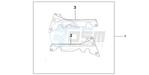 GL18009 France - (F / CMF) drawing CHROME P.STEP COV