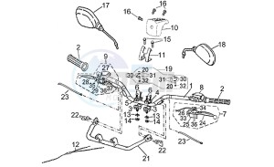 Quasar 125-180 drawing Handlebar