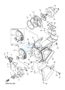 WR250F (1HC6 1HC7 1HC8) drawing INTAKE