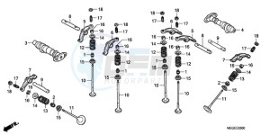 VT750CA9 KO / MK ST drawing CAMSHAFT