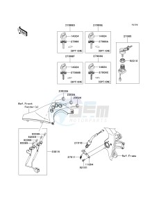 KSF 450 B [KFX450R MONSTER ENERGY] (B8F-B9FB) B8F drawing IGNITION SWITCH